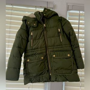 Jcrew Girls Winter puff jacket - hunter green